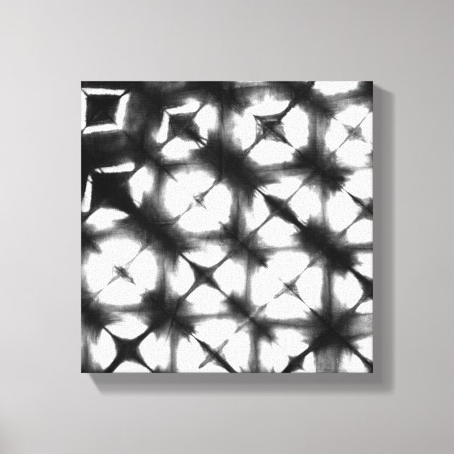 Graphic Shibori I Canvas Print (Front)