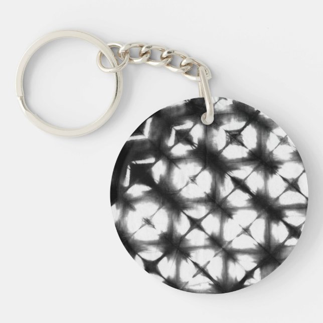 Graphic Shibori I Key Ring (Front)