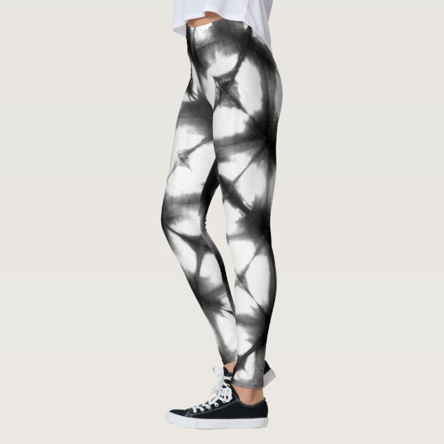 Graphic Shibori I Leggings (Left)