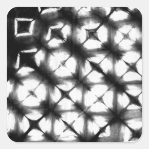 Graphic Shibori I Square Sticker