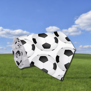 graphic soccer ball pattern tie