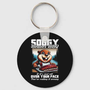 Graphic Soggy Beavers Awesome Animals Outfits For Key Ring