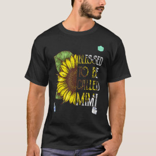 Graphic Sunflowers Blessed To Be Called Mum And M T-Shirt