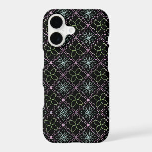 Graphic Swirly Flower Pattern