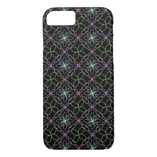 graphic swirly flower pattern iPhone 8/7 case