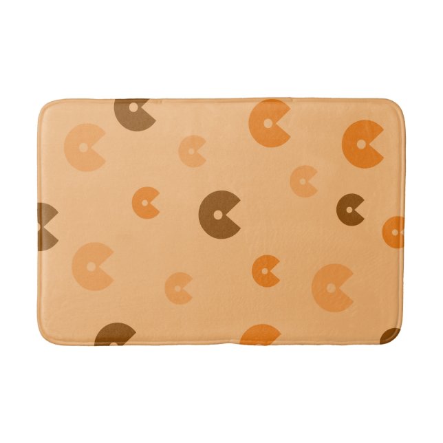 Graphic Symbol Your Initial Pattern on any Colour Bath Mat (Front)