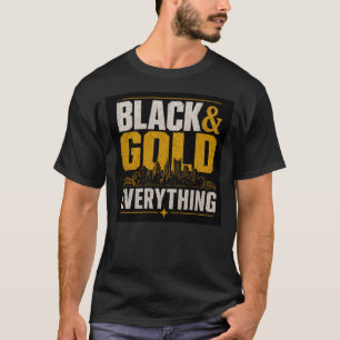 Graphic T-Shirt "Black & Gold Everything" Pittsbur