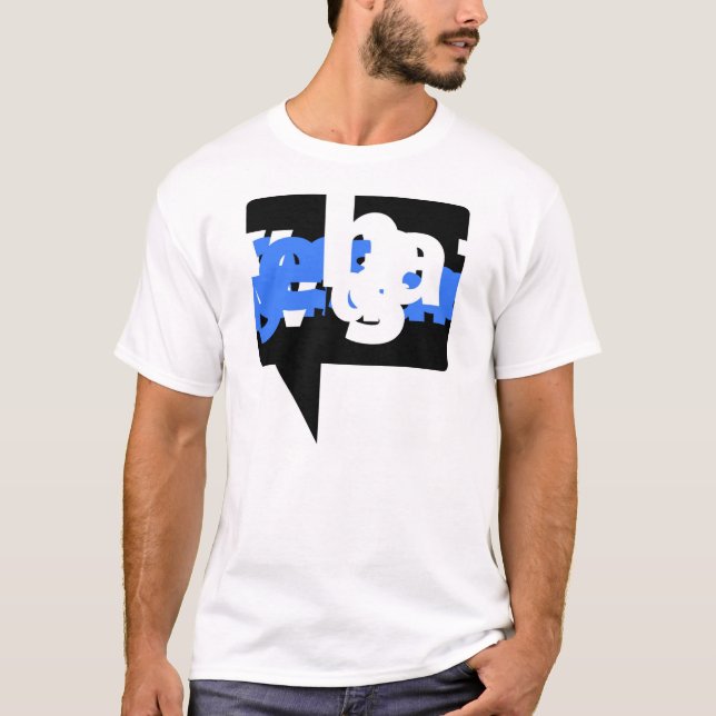 Graphic T-Shirt - Visual Voice Blue (Front)