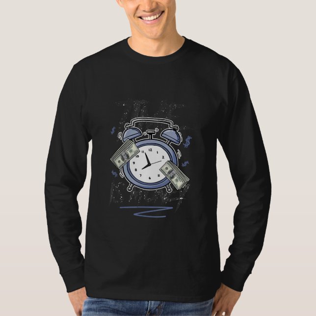 Graphic Tees Time Is Money Sneaker Match 5 Oreo (Front)