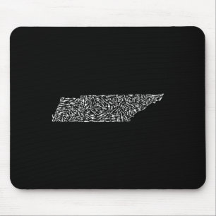 Graphic Tennessee America Distressed Trump Gun Gif Mouse Mat