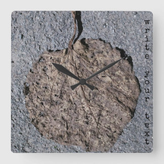 Graphic/Textured Square Wall Clock
