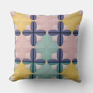 Graphic Tile Pattern For Modern Lifestyle Items Cushion