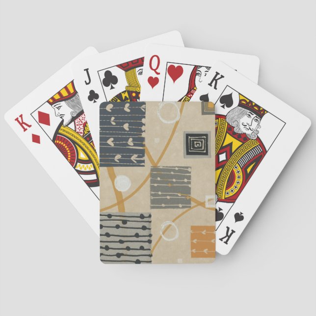 Graphic Tiles Playing Cards (Back)