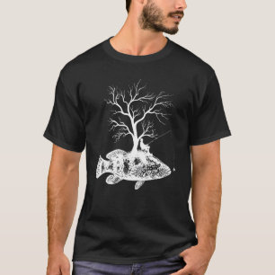 Graphic Tree Fishing Rod  Fish Grouper 1 T-Shirt