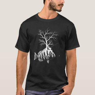Graphic Tree Fishing Rod Fish Sheepshead 1 T-Shirt