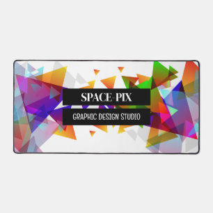 Graphic Triangle Design, Graphic Designer Desk Mat