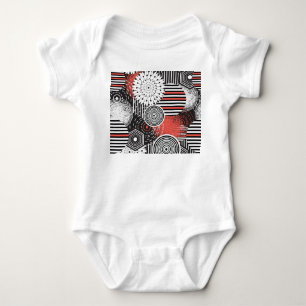 Graphic Vintage Abstract Illustration Elements Baby Bodysuit