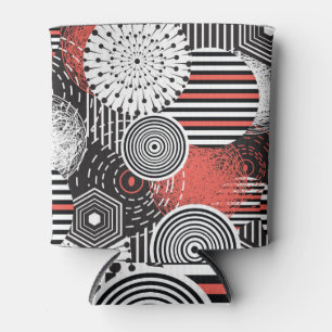 Graphic Vintage Abstract Illustration Elements Can Cooler