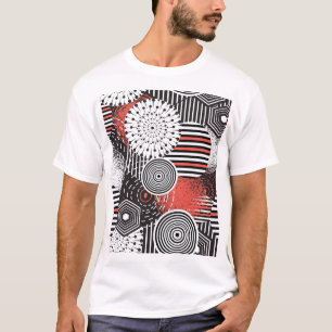 Graphic Vintage Abstract Illustration Elements T-Shirt