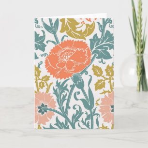 Graphic Vintage Flowers Art & Your Text, Vs 2 Thank You Card