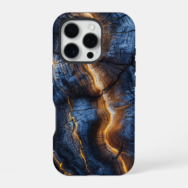 Graphic Wood Design iPhone Case (Back)