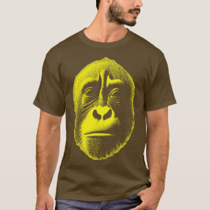 Graphic Yellow Big Bondo Bili Ape Face T-Shirt