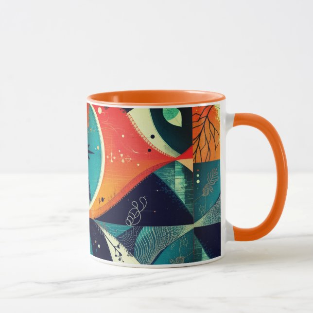 Graphical Abstraction Mug (Right)