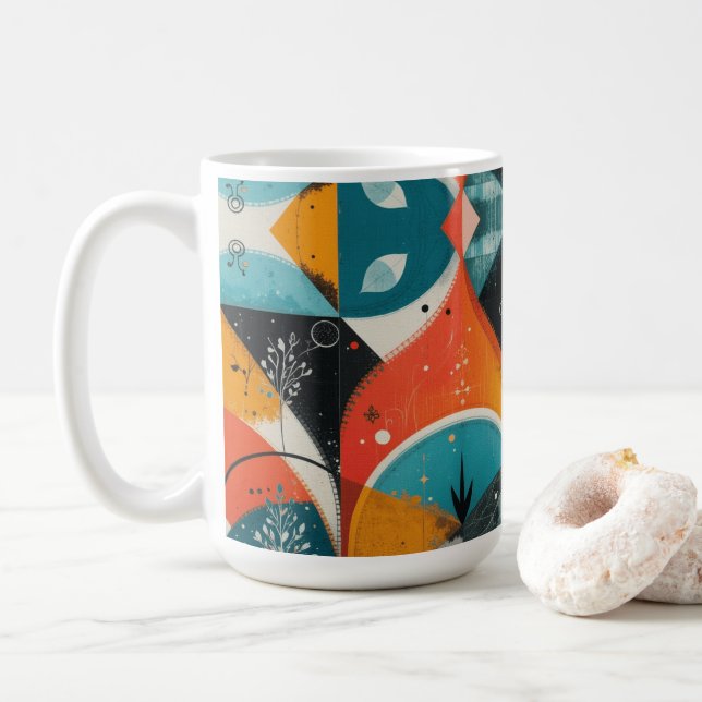 Graphical Abstraction Mug (With Donut)