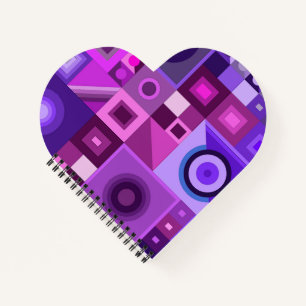 Graphical colourful love for shopping tote bag notebook