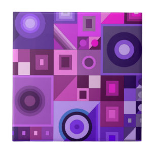 Graphical colourful love mum dad daughter son boss tile