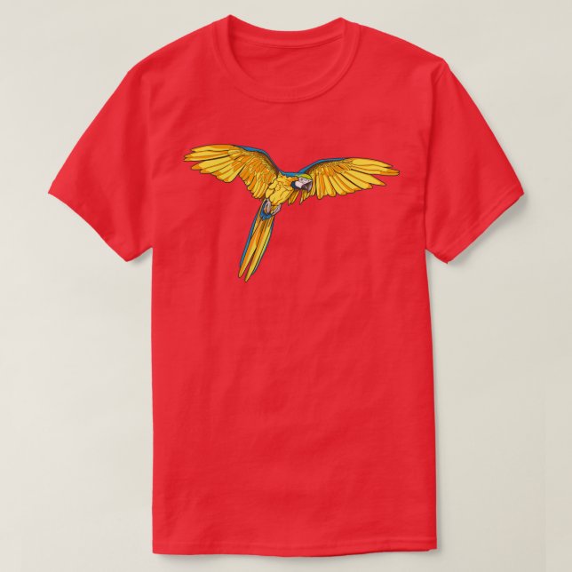 GraphicDesign Colourful Parrot Exotic Bird Beak Fe T-Shirt (Design Front)