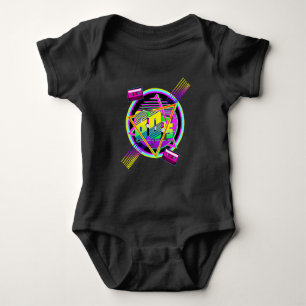 GRAPHICS 80S RETRO STYLE BABY BODYSUIT