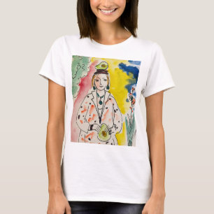 graphics ink watercolor, fantasy lady  T-Shirt