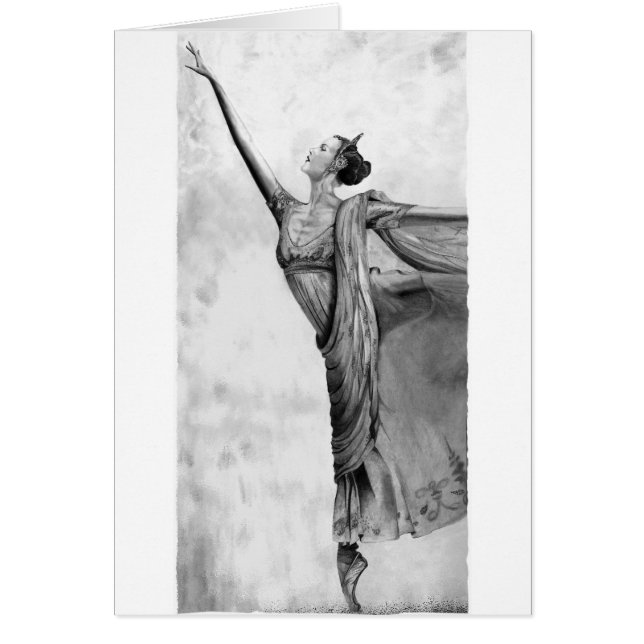 Graphite Ballerina Dancer Ballet (Front)