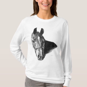 Graphite Horse Head T-Shirt