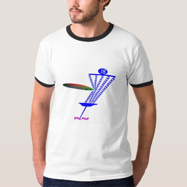 Grapic T shirt with disc striking chains! (Front)