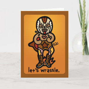 grappling greetings. card