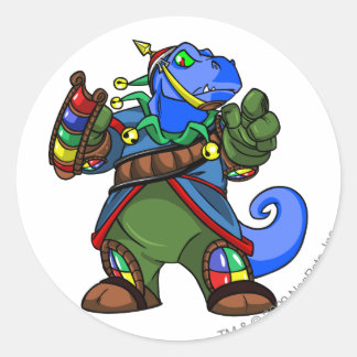 Grarrl Roo Island Player Classic Round Sticker