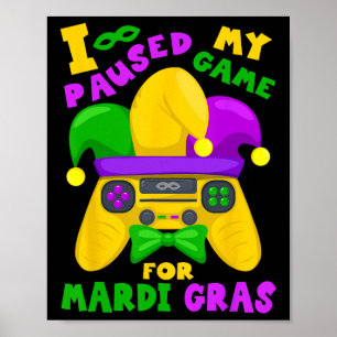 Gras Outfit For Men Kids &amp; Gamer Video Game Je Poster