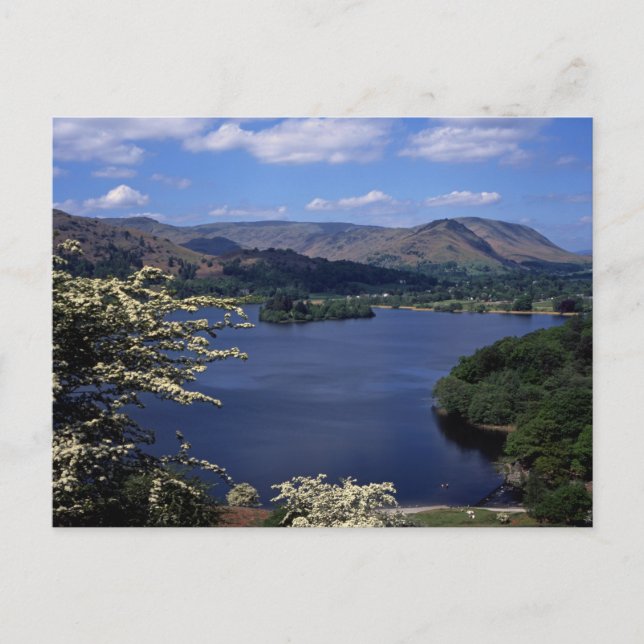 Grasmere and Helm Crag Cumbria England Postcard (Front)