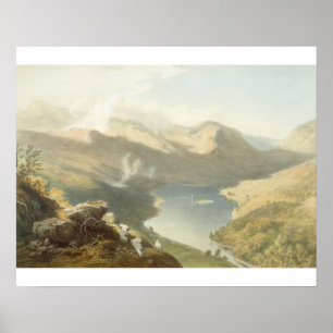 Grasmere from Langdale Fell, from 'The English Lak Poster