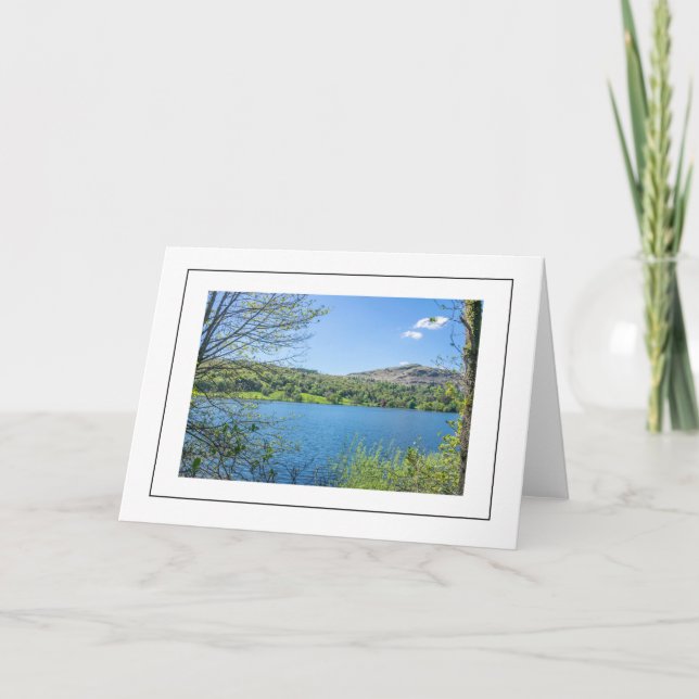 Grasmere Lake greeting card (Front)