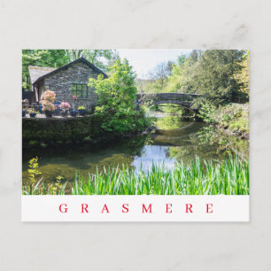 Grasmere Rothay river view postcard