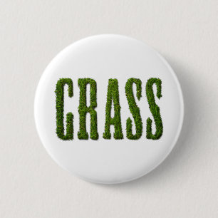 GRASS 6 CM ROUND BADGE