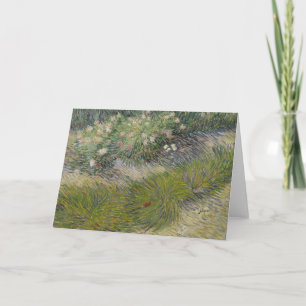 Grass and Butterflies by Vincent van Gogh Card