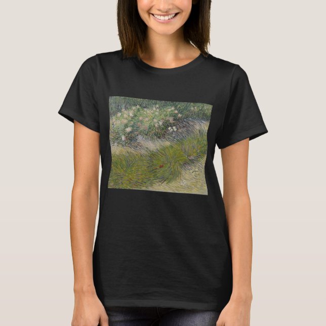 Grass and Butterflies by Vincent van Gogh T-Shirt (Front)