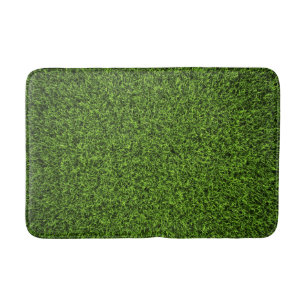 Grass Background Bath Mat