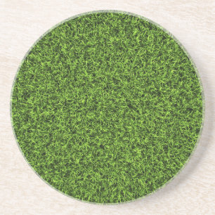 Grass Background Coaster