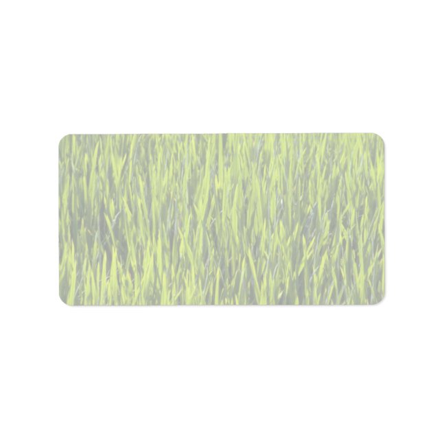 Grass blades label (Front)