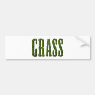 GRASS BUMPER STICKER